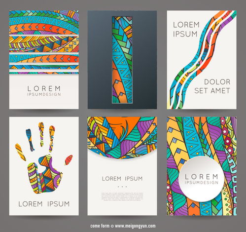 封面設(shè)計(jì)矢量素材模板 平面設(shè)計(jì)的高效資源